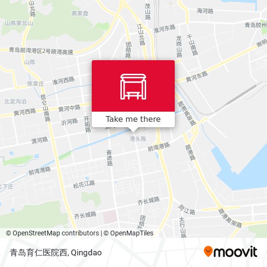 青岛育仁医院西 map