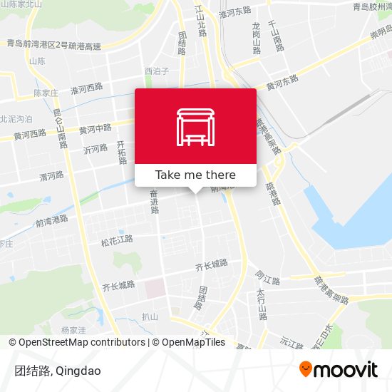 团结路 map