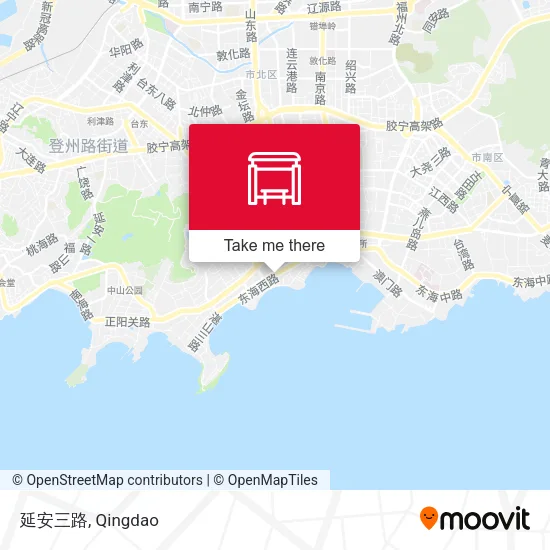 延安三路 map