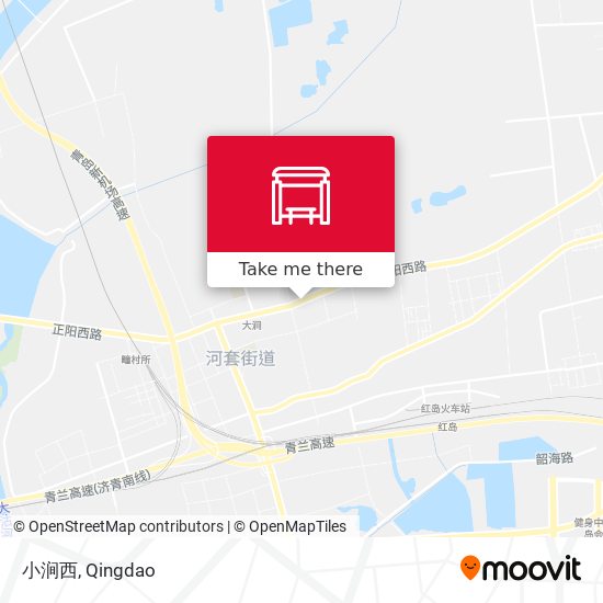 小涧西 map