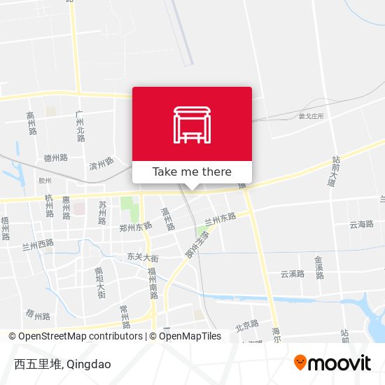 西五里堆 map