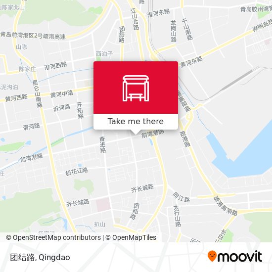 团结路 map
