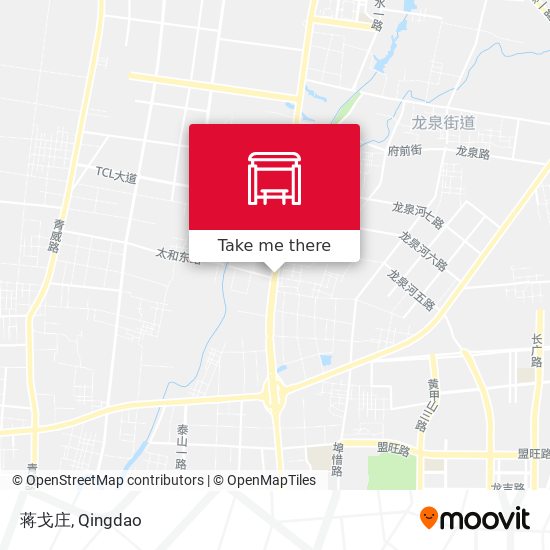 蒋戈庄 map