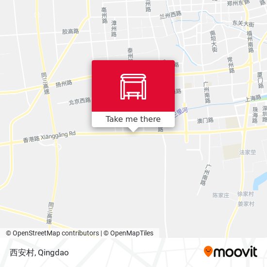 西安村 map