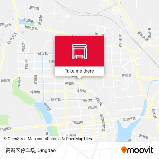 高新区停车场 map
