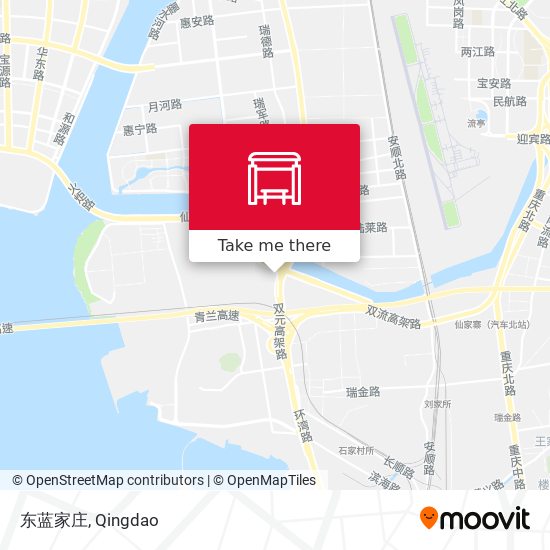 东蓝家庄 map