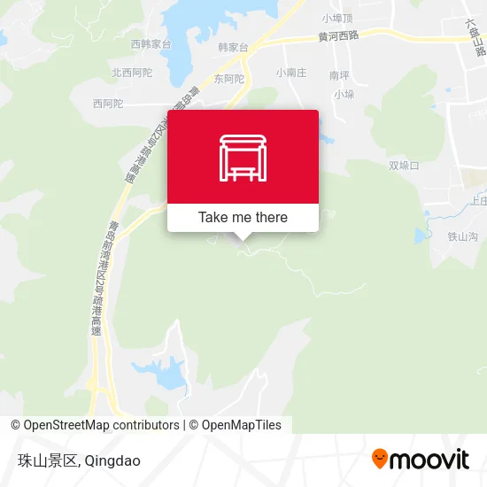 珠山景区 map