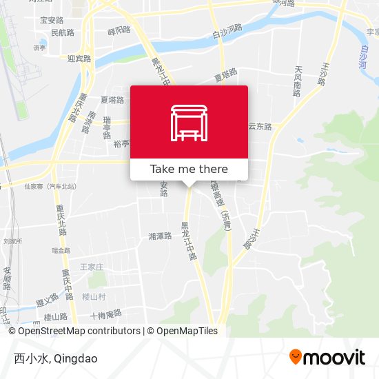 西小水 map