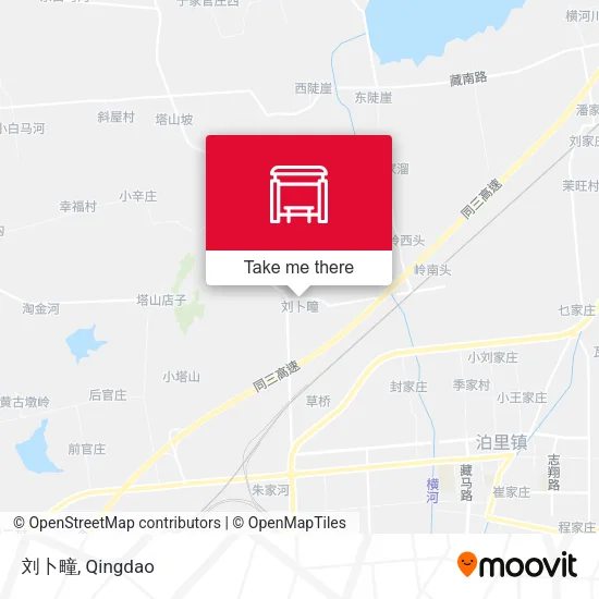 刘卜疃 map