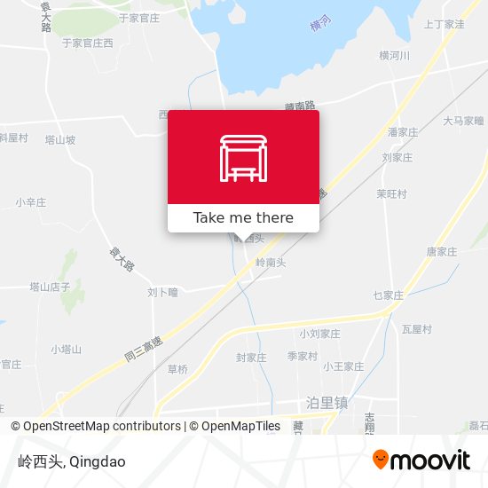 岭西头 map
