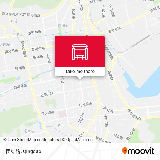 团结路 map
