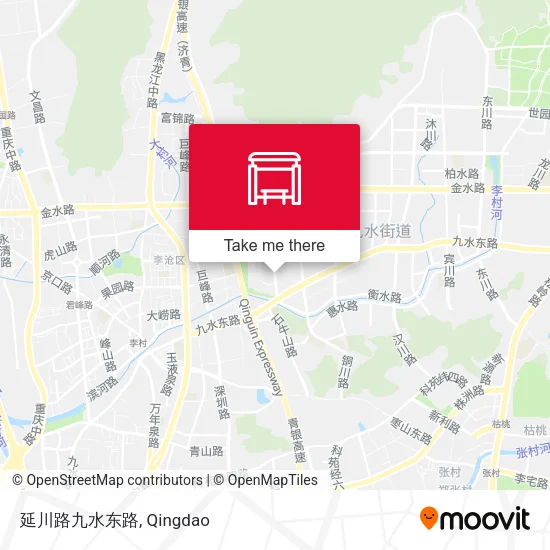 延川路九水东路 map