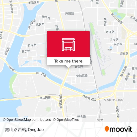 鑫山路西站 map