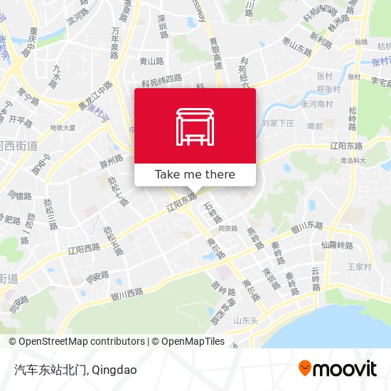 汽车东站北门 map