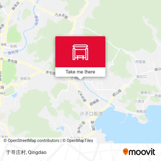 于哥庄村 map
