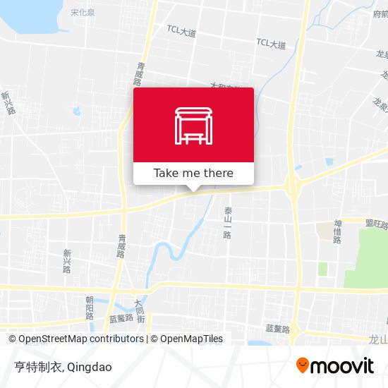 亨特制衣 map