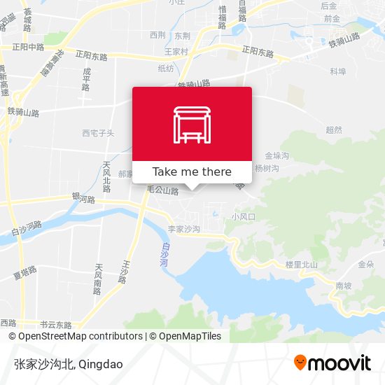 张家沙沟北 map