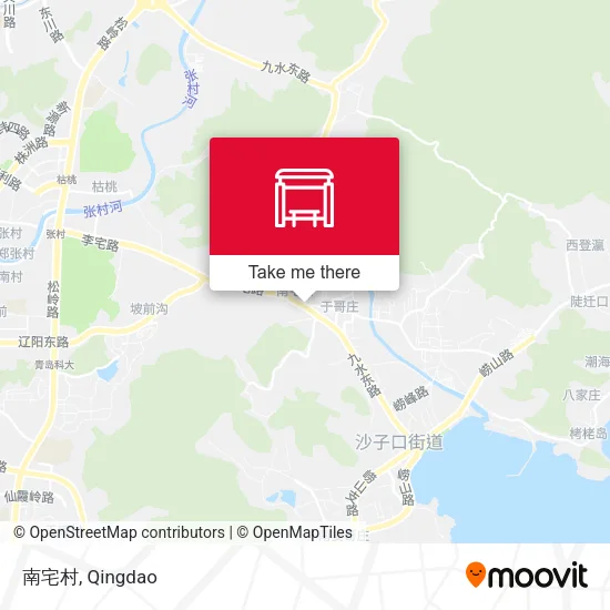 南宅村 map