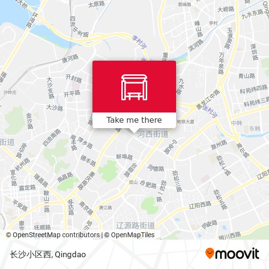 长沙小区西 map