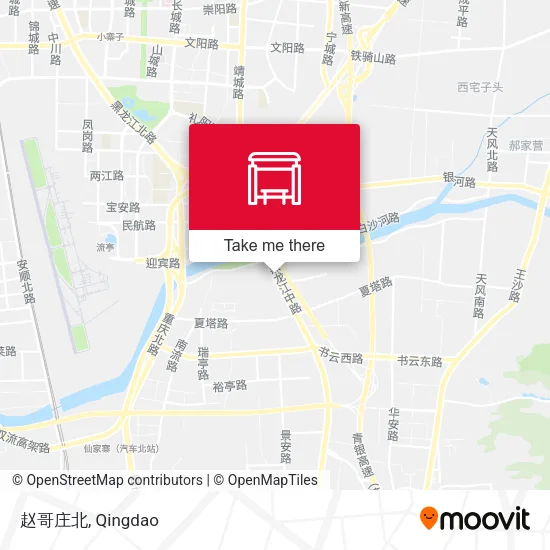 赵哥庄北 map