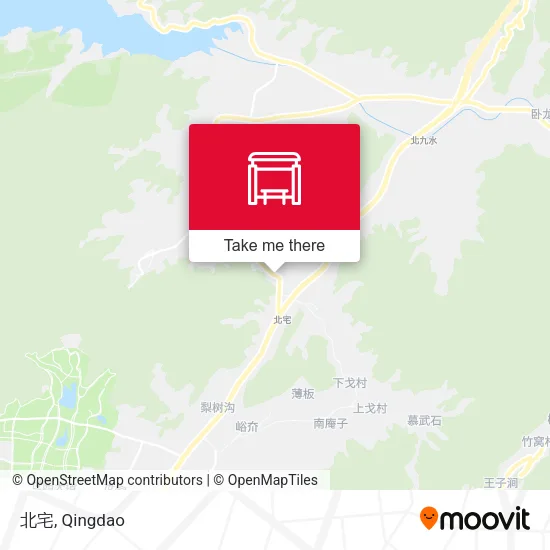 北宅 map