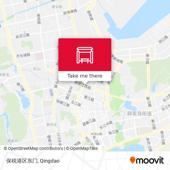 保税港区东门 map