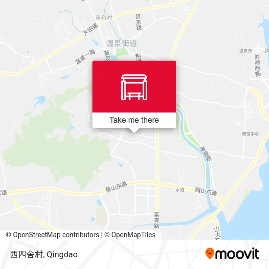 西四舍村 map