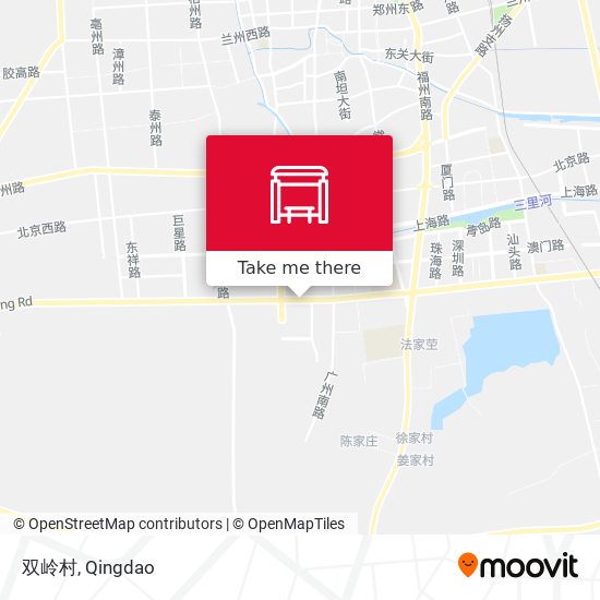 双岭村 map