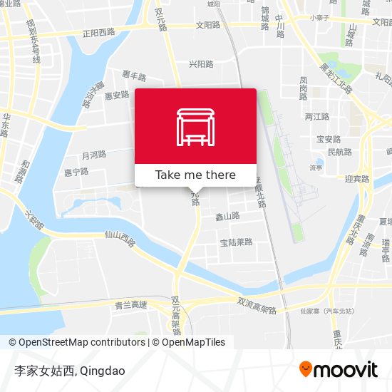 李家女姑西 map