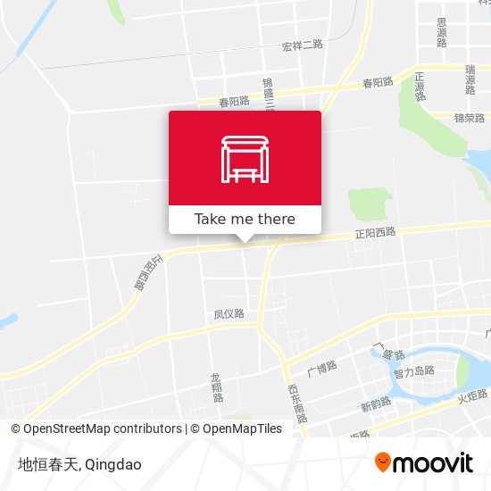 地恒春天 map