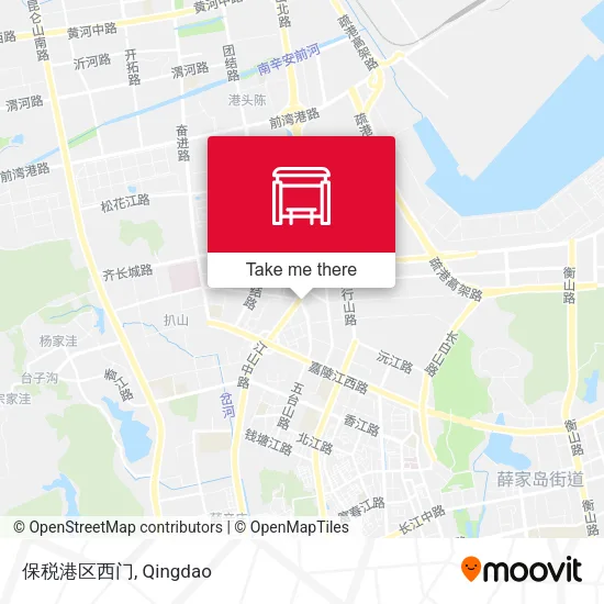 保税港区西门 map