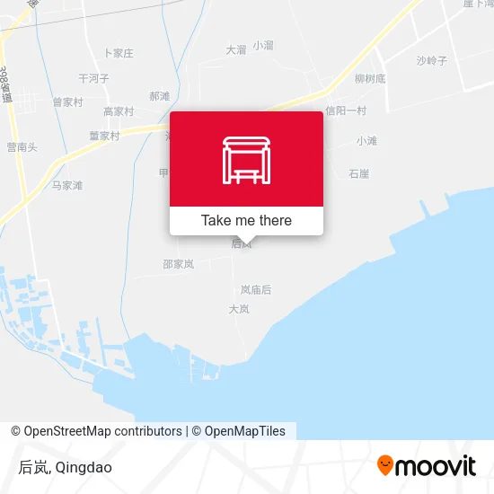 后岚 map