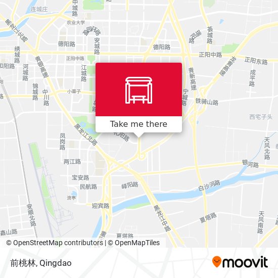 前桃林 map