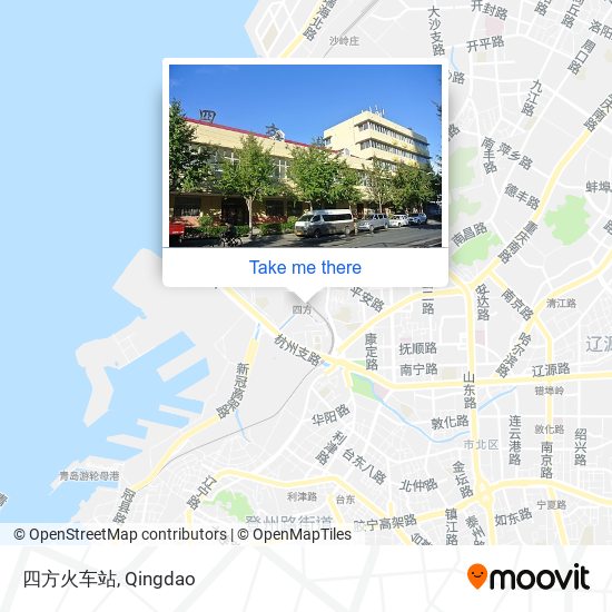 四方火车站 map