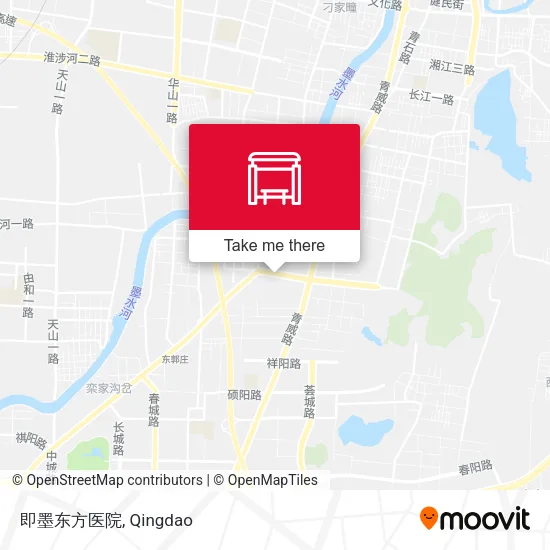 即墨东方医院 map