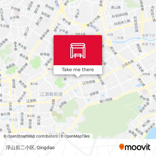 浮山后二小区 map