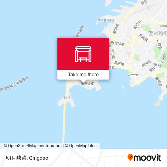 明月峡路 map