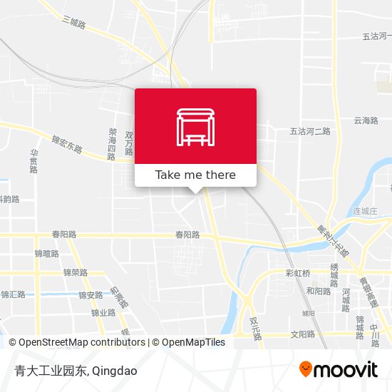 青大工业园东 map