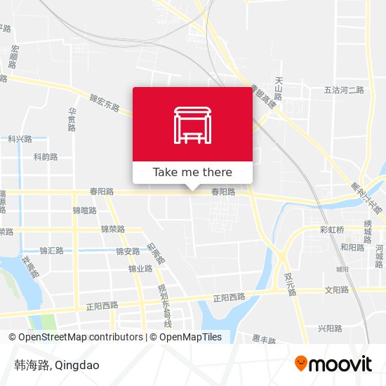 韩海路 map