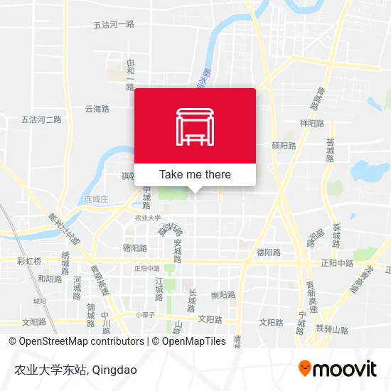 农业大学东站 map