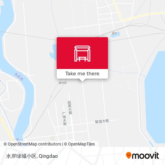 水岸绿城小区 map