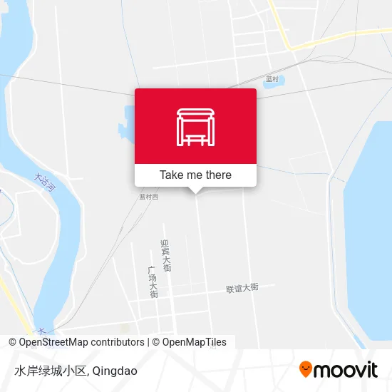 水岸绿城小区 map