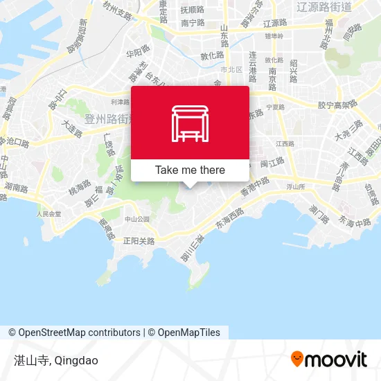 湛山寺 map
