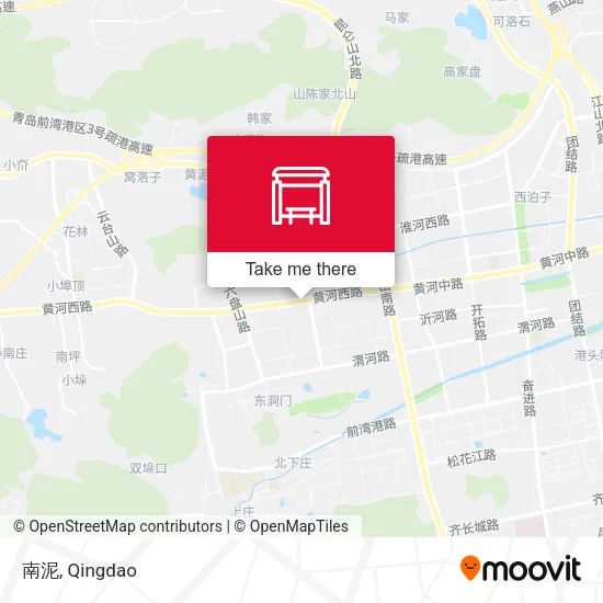 南泥 map