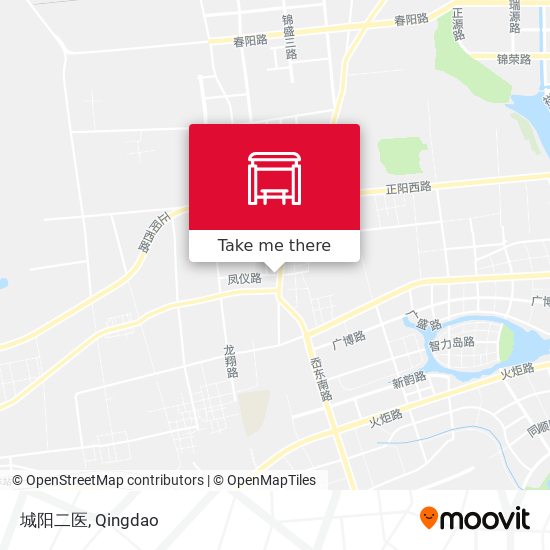 城阳二医 map