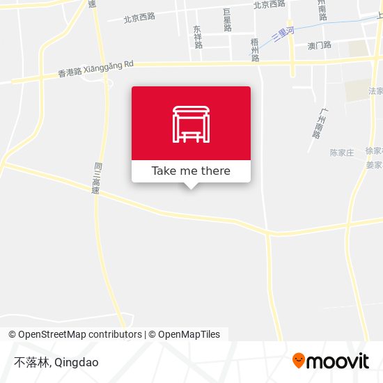 不落林 map