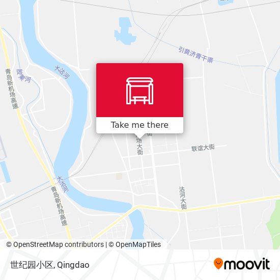 世纪园小区 map