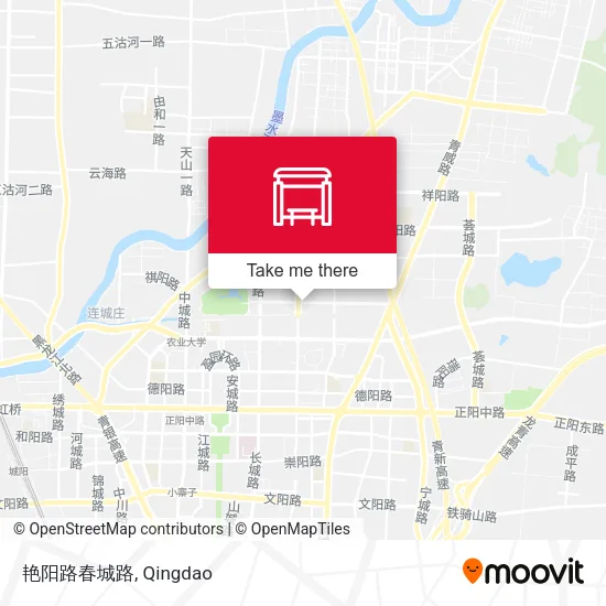 艳阳路春城路 map