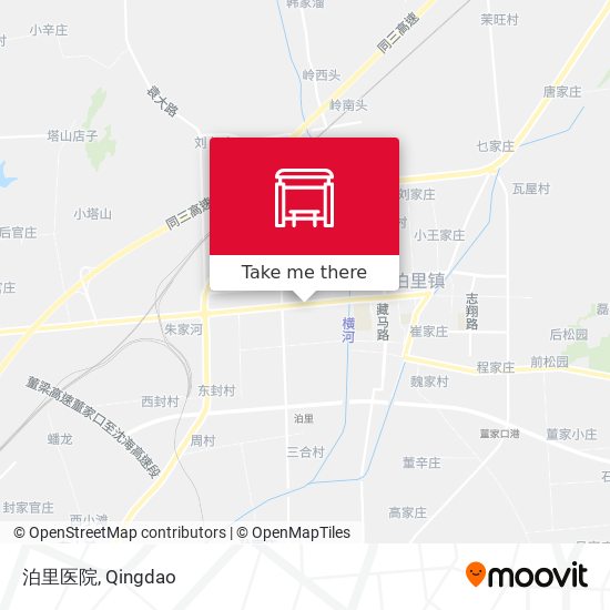 泊里医院 map