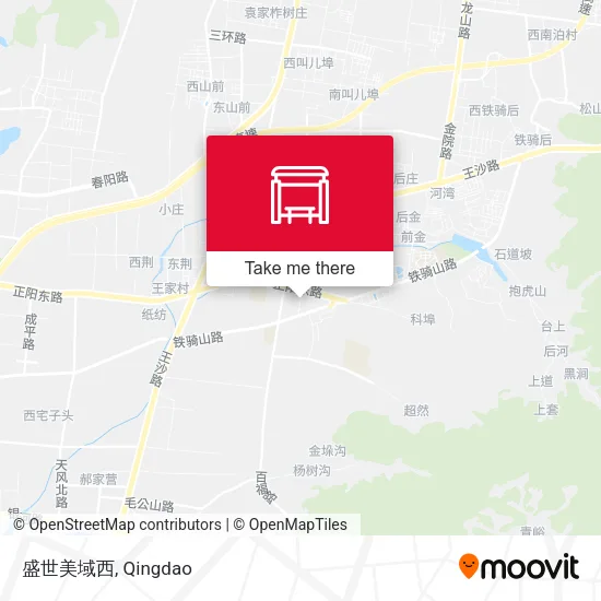 盛世美域西 map
